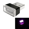 Universal PC Car USB LED Atmosphere Lights Emergency Lighting Decorative Lamp(Pink Light)