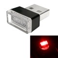 Universal PC Car USB LED Atmosphere Lights Emergency Lighting Decorative Lamp(Red Light)