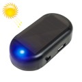 LQ-S10 Car Solar Power Simulated Dummy Alarm Warning Anti-Theft LED Flashing Security Light Fake Lam