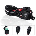 Offroad Driving 180W Light Bar Wiring Harness with Fuse 40 Amp Relay ON/OFF Switch