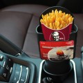 SHUNWEI SD-1020 Universal Console Car French Fry Drink Can Plastic Stand Holder(Black)