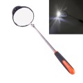 Retractable Vehicle Car Chassis Inspection Mirror with 3 PCS 5mm LED Lights, Mirror Diameter: 82mm,