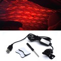 5V Roof Ceiling Decoration Car Red Light Star Night Lights Atmosphere Meteor Lamp Projector, Constan