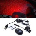 5V Roof Ceiling Decoration Red Light Star Night Lights Starry Sky Atmosphere Lamp Projector with Rem