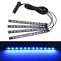 4 in 1 Universal Car LED Atmosphere Lights Colorful Lighting Decorative Lamp, with 48LEDs SMD-5050 L
