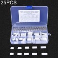 25 Sets TJC3 2.5mm XH 5P 6P 7P 8P 9Pin Male Female Housing Connector with Crimps