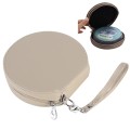 20 CD Disc Storage Case Leather Bag Heavy Duty CD/ DVD Wallet for Car, Home, Office and Travel (Beig