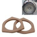 2 PCS Car Auto Wood Loudspeaker Base Protection Cover Holder Mat for Toyota