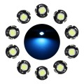 10 PCS 0.5W T3 Instrument Panel LED Light Dashboard Indicator Lamp Bulb (Ice Blue Light)