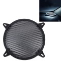 8 inch Car Auto Metal Mesh Black Round Hole Subwoofer Loudspeaker Protective Cover Mask Kit with Fix