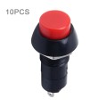 10 PCS Car Auto Universal DIY 2 Pin Round Cap OFF- ON Push Button
