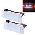 2 PCS License Plate Light with 24 SMD-3528 Lamps for Opel