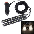 2 in 1 4.5W 18 SMD-5050-LEDs RGB Car Interior Floor Decoration Atmosphere Neon Light Lamp, DC 12V(Wh