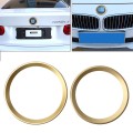 2 PCS/Set Zinc Alloy Steering Wheel Decoration Ring Sticker Logo Car Styling Modification Car Front