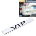 Auto VIP Sticker  VIP Label Car Stickers 3D Metal Fashion VIP Logo Car Stickers,Size:9.5*1.5cm(Silve