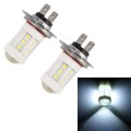 2 PCS H7 4.5W DC 12V 6000K 360LM Car Auto Ceramics Fog Light 18LEDs SMD-3030 Lamps, with Projector L