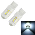 2 PCS T20 / 7440 4.5W DC 12V 6000K 360LM Car Auto Ceramics Turn Lights / Reversing Light 18LEDs SMD-