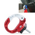 Durable Aluminum Alloy Bag Hook for Motorcycle / Bicycle(Red)