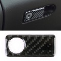Car Carbon Fiber Front Passenger Seat Storage Box Decorative Sticker for Mercedes-Benz C-Class W205