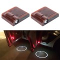 2 PCS LED Ghost Shadow Light, Car Door LED Laser Welcome Decorative Light, Display Logo for MAZDA Ca