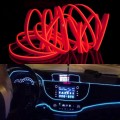 2M Cold Light Flexible LED Strip Light For Car Decoration(Red Light)