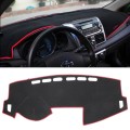 Dark Mat Car Dashboard Cover Car Light Pad Instrument Panel Sunscreen for 2014 Vios (Please note the