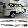 4 PCS SUV Body Decorative Strip Brand Car Streamline Shining Sticker for Toyota Prado 2016 Version