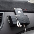 Car EVA Carrying Organizer Storage Double-layer Sticker Bag for Phone Coin Key and Other Small Items