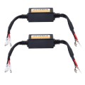 2 PCS H1/H3 Car Auto LED Headlight Canbus Warning Error-free Decoder Adapter for DC 9-16V/20W-40W