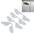 3R 3R-2107 4 PCS Rubber Car Side Door Edge Free Bending Protection Guards Cover Trims Stickers(Trans