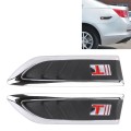 2 PCS Car Side Air Intake Flow Vent Fender Decorative Stickers Cover