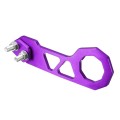 Aluminum Alloy Rear Tow Towing Hook Trailer Ring for Universal Car Auto with 2 x Screw Holes(Purple)