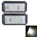 2 PCS License Plate Light with 18 SMD-3528 Lamps for BMW Mini COOPER R50/R52/R53(White Light)