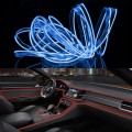 4m Cold Light Flexible LED Strip Light For Car Decoration(Blue Light)