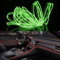 4m Cold Light Flexible LED Strip Light For Car Decoration(Fluorescent Green Light)