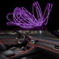 4m Cold Light Flexible LED Strip Light For Car Decoration(Purple Light)