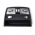 Car Plating Rear Console Grill Dash AC Air Vent with Heating Hole 64229158312 for BMW 5 Series