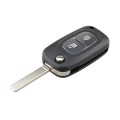 For RENAULT Clio / Megane / Kangoo / Modus Car Keys Replacement 2 Buttons Car Key Case with Foldable