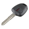 For MITSUBISHI 2 Buttons Intelligent Remote Control Car Key with 46 Chip & Battery & Left Slot, Freq