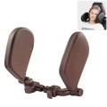 Car Seat Headrest Car Neck Pillow Sleep Side Headrest for Children and Adults (Coffee)