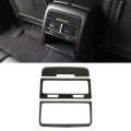 3 PCS Car Carbon Fiber Rear Air Outlet Decorative Sticker for Volkswagen Touareg