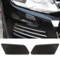 2 PCS Car Carbon Fiber Headlight Cleaning Cover Decorative Sticker for Volkswagen Touareg