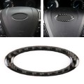 Car Carbon Fiber Steering Wheel Frame Decorative Sticker for Ford New Mondeo 2013-2019