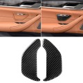 2 PCS Car Carbon Fiber Ashtray Panel Decorative Sticker for BMW 5 Series G38 528Li / 530Li / 540Li 2