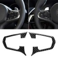 Car Carbon Fiber Steering Wheel Button Configuration A Decorative Sticker for BMW 5 Series G30/G38 X