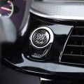 Car Engine Start Key Push Button Cover Trim Carbon Fiber Sticker Decoration for BMW F / G Chassis