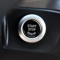 Car Engine Start Key Push Button Cover for BMW G / F Chassis,  without Start and Stop (Black)
