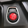 Car Engine Start Key Push Button Cover for BMW G / F Chassis,  with Start and Stop (Red)