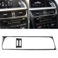 2 in 1 Car Carbon Fiber Air Conditioning Air Outlet Frame Decorative Sticker for Audi A4 B8 2009-201