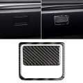 Car Carbon Fiber Front Passenger Seat Storage Box Decorative Sticker for Mazda Axela 2017-2018